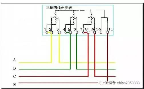 多功能电表接线图