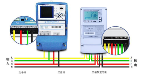 载波智能电表接线方法