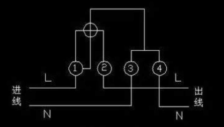 单相电表接线方法