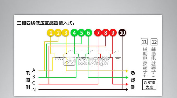 三相四线电能表接互感器应该怎么接