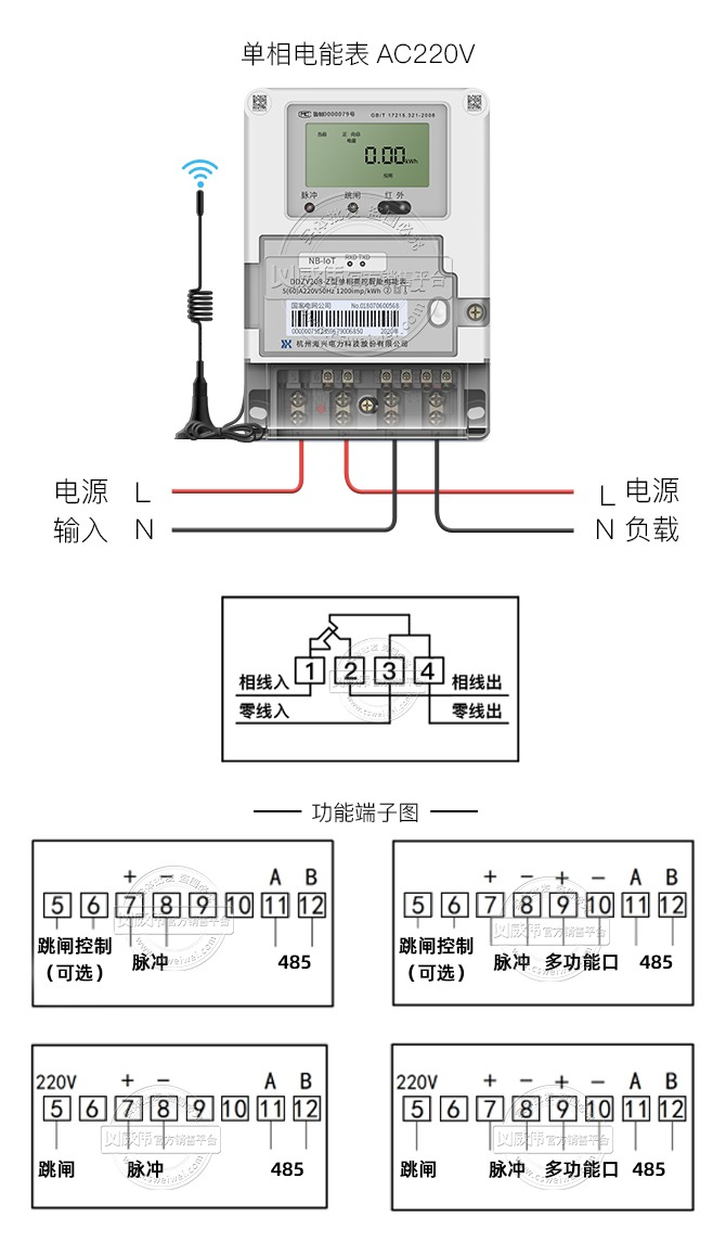 單相電表接線方法介紹——單相電表接線注意事項