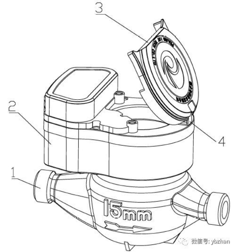 防水智能水表内部组成结构