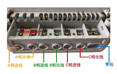 三相四线电表常见错误接线方式