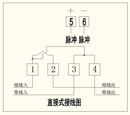 单计单控智能电表正确接线方法